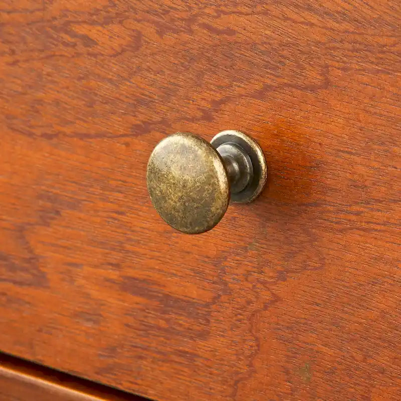 Table d'appoint à un tiroir du milieu du siècle avec étagère surélevée blanc antique noyer rose poudré