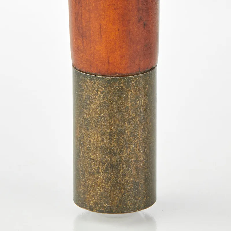 Table d'appoint à un tiroir du milieu du siècle avec étagère surélevée blanc antique noyer rose poudré