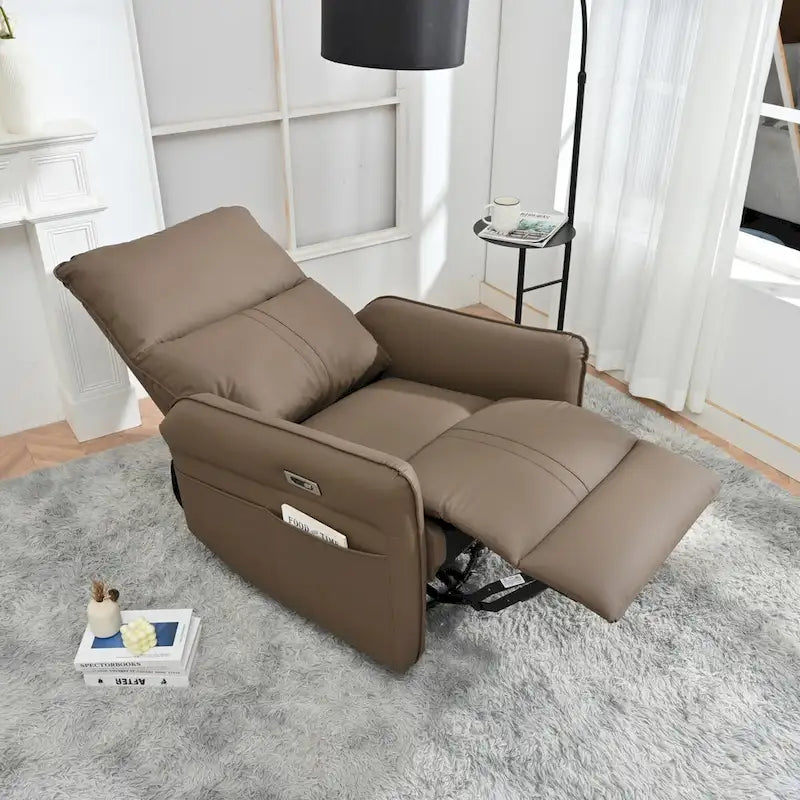 Fauteuil inclinable, pivotant et basculant 270 avec ports de chargement USB