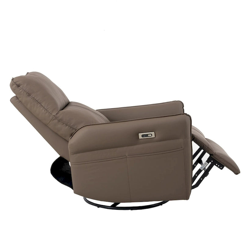 Fauteuil inclinable, pivotant et basculant 270 avec ports de chargement USB