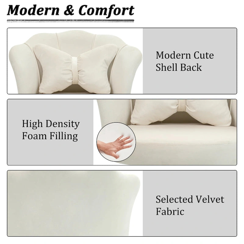 Chaise de bureau pivotante en velours dossier fleur capitonné réglable en hauteur rose blanc gris noir